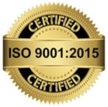 ISO 9001:2015 certified